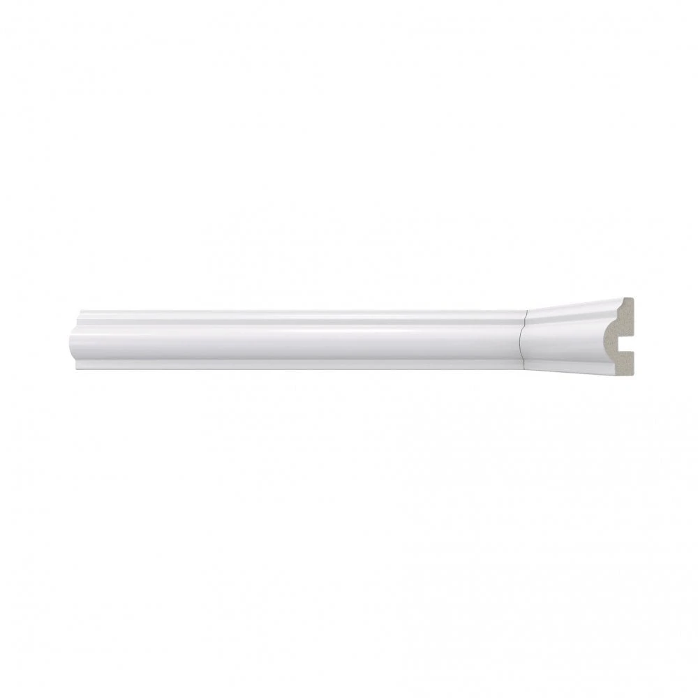 Leader 2.4m White Gloss Wrapped Chair Rail Moulding (120115) 3 Leader 2.4m White Gloss Wrapped Chair Rail Moulding (120115)