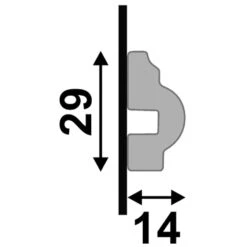 Leader 2.4m White Gloss Wrapped Chair Rail Moulding (120115) 7 Leader 2.4m White Gloss Wrapped Chair Rail Moulding (120115) -Famous Flooring Store 2 4m white gloss wrapped chair rail moulding 120115 p120115 243518 image