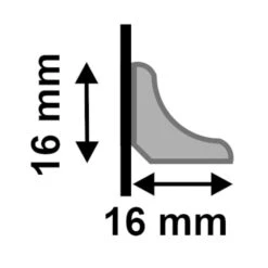 Leader 2.4m White Gloss Wrapped Half Round Moulding Moulding (120116) 7 Leader 2.4m White Gloss Wrapped Half Round Moulding Moulding (120116) -Famous Flooring Store 2 4m white gloss wrapped half round moulding moulding 120116 p120116 243238 image
