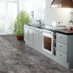 Liberty Floors Agios Scuro - Lustre Stone 8mm High Gloss Laminate Flooring (225703) -Famous Flooring Store agios scuro lustre stone 8mm high gloss laminate flooring 225703 p91933 208579 image