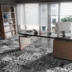 Falquon Flooring Black & White - Lustre Authentic 2.0 8mm Laminate Flooring (315201) -Famous Flooring Store black white lustre authentic 2 0 8mm laminate flooring 315201 p119270 242197 image