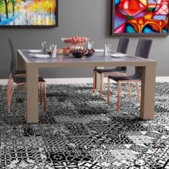 Falquon Flooring Black & White - Lustre Authentic 2.0 8mm Laminate Flooring (315201) -Famous Flooring Store black white lustre authentic 2 0 8mm laminate flooring 315201 p119270 242198 image