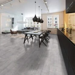 Liberty Floors Concrete Stone Grey - Universo 8mm Laminate Flooring (263469) -Famous Flooring Store concrete stone grey universo 8mm laminate flooring 263469 p113507 237111 image