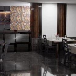 Liberty Floors Dark Pinto - Lustre Stone 8mm High Gloss Laminate Flooring (223767) -Famous Flooring Store dark pinto lustre stone 8mm high gloss laminate flooring 223767 p89997 207791 image