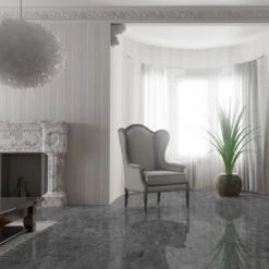 Liberty Floors Elounda Cinzento - Lustre Stone 8mm High Gloss Laminate Flooring (225708) -Famous Flooring Store elounda cinzento lustre stone 8mm high gloss laminate flooring 225708 p91938 208592 image