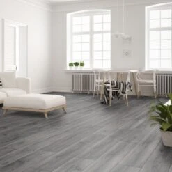 Swiss Krono Graphite Oak - Grand Selection Evolution 14mm Laminate Flooring (218900) -Famous Flooring Store graphite oak grand selection evolution 14mm laminate flooring 218900 p85642 193881 image
