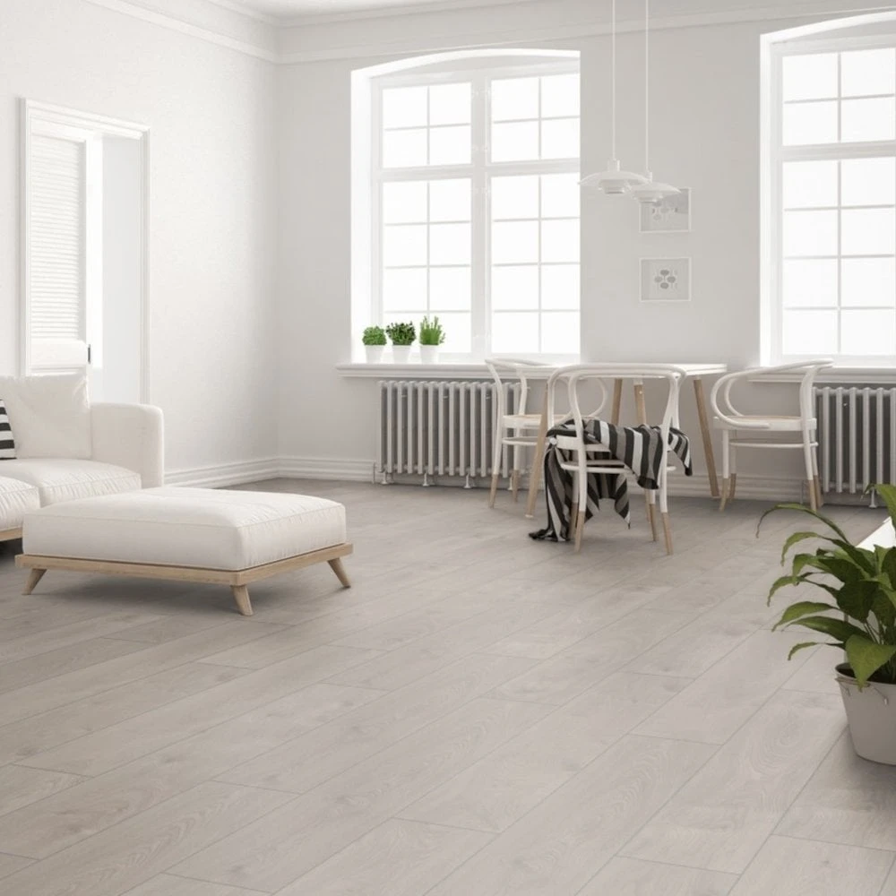 Swiss Krono Interlaken Oak - Solid Chrome 12mm Laminate Flooring (218896) 7 Swiss Krono Interlaken Oak - Solid Chrome 12mm Laminate Flooring (218896) - Image 5