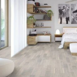 Liberty Floors Ivory White Oak - Premier 14mm Engineered Real Wood Flooring (182142) -Famous Flooring Store ivory white oak premier 14mm engineered real wood flooring 182142 p68607 160557 image