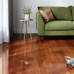 Liberty Floors Karoo Merbau - Lustre 8mm High Gloss Laminate Flooring (217786) -Famous Flooring Store karoo merbau lustre 8mm high gloss laminate flooring 217786 p84868 191387 image