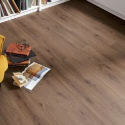 Kronotex Millenium Brown Oak - Advanced 8mm Laminate Flooring (247113) -Famous Flooring Store millenium brown oak advanced 8mm laminate flooring 247113 p106488 223342 image