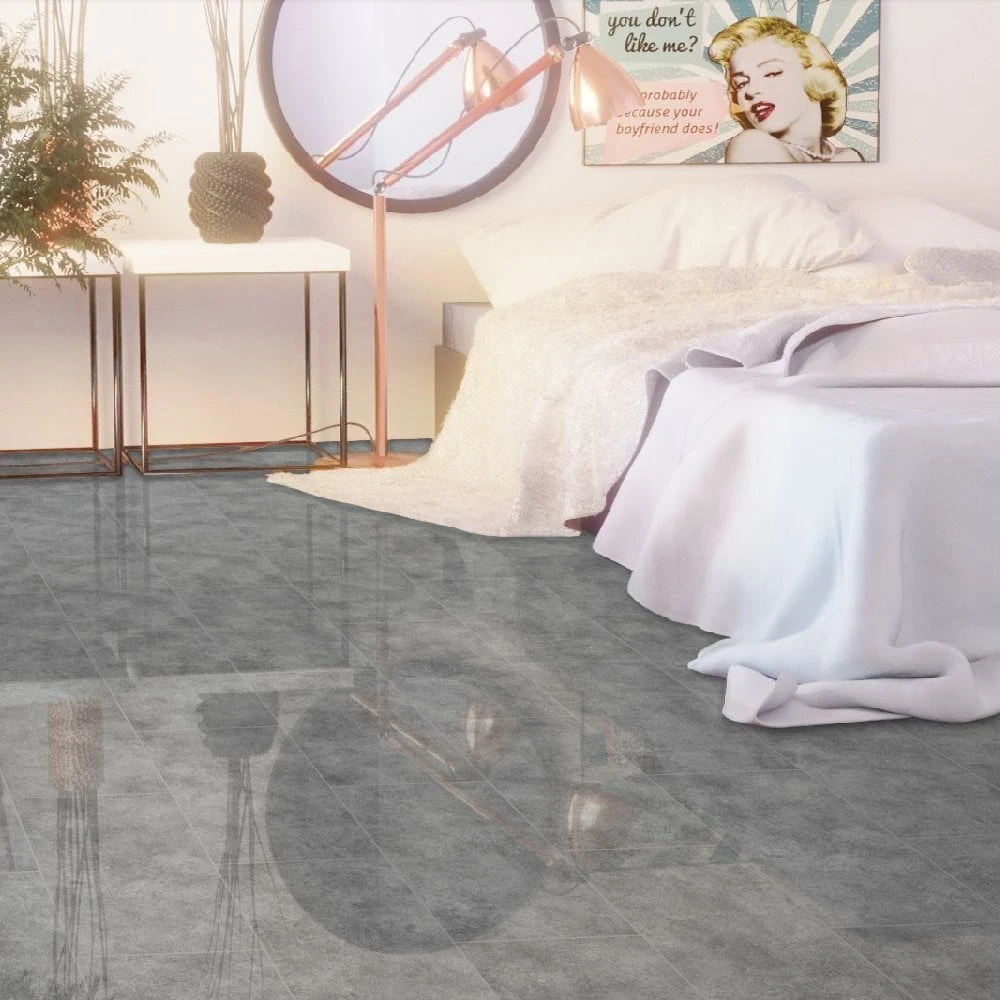 Liberty Floors Morretes - Lustre Stone 8mm High Gloss Laminate Flooring (223768) 6 Liberty Floors Morretes - Lustre Stone 8mm High Gloss Laminate Flooring (223768) - Image 4