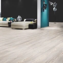 Krono Original Pearl Scandi Larch - Vintage Classic 10mm Laminate Flooring (249800) -Famous Flooring Store pearl scandi larch vintage classic 10mm laminate flooring 249800 p108473 235653 image