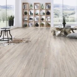 Krono Original Pearl Scandi Larch - Vintage Classic 10mm Laminate Flooring (249800) -Famous Flooring Store pearl scandi larch vintage classic 10mm laminate flooring 249800 p108473 235655 image