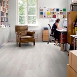 Kronotex Trend Oak White - Advanced 8mm Laminate Flooring (219521) -Famous Flooring Store trend oak white advanced 8mm laminate flooring 219521 p85892 196322 image