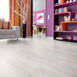 Kronotex Trend Oak White - Advanced 8mm Laminate Flooring (219521) -Famous Flooring Store trend oak white advanced 8mm laminate flooring 219521 p85892 196323 image