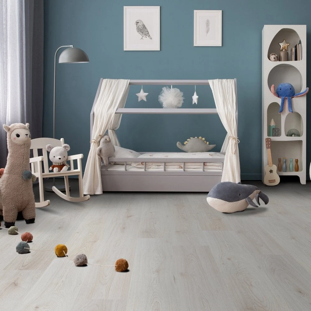 Kronotex Trend Oak White - Basic 6mm Laminate Flooring (248473) 3 Kronotex Trend Oak White - Basic 6mm Laminate Flooring (248473)