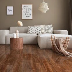 Liberty Floors Walnut - Lustre 8mm High Gloss Laminate Flooring (217785) -Famous Flooring Store walnut lustre 8mm high gloss laminate flooring 217785 p84867 191380 image