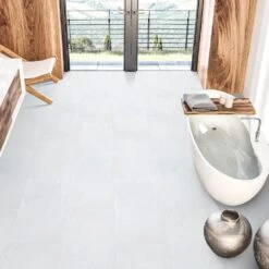 Liberty Floors White Marble - Lustre SPC 6mm Rigid Core Vinyl Flooring (249747) -Famous Flooring Store white marble lustre spc 6mm rigid core vinyl flooring 249747 p108421 236352 image