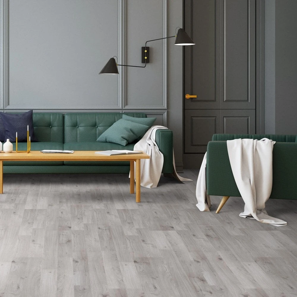 Kronotex Winter Oak Grey - Standard 7mm Laminate Flooring (250006) 8 Kronotex Winter Oak Grey - Standard 7mm Laminate Flooring (250006) - Image 6